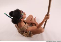 ANISE SITTING POSE WITH SPEAR